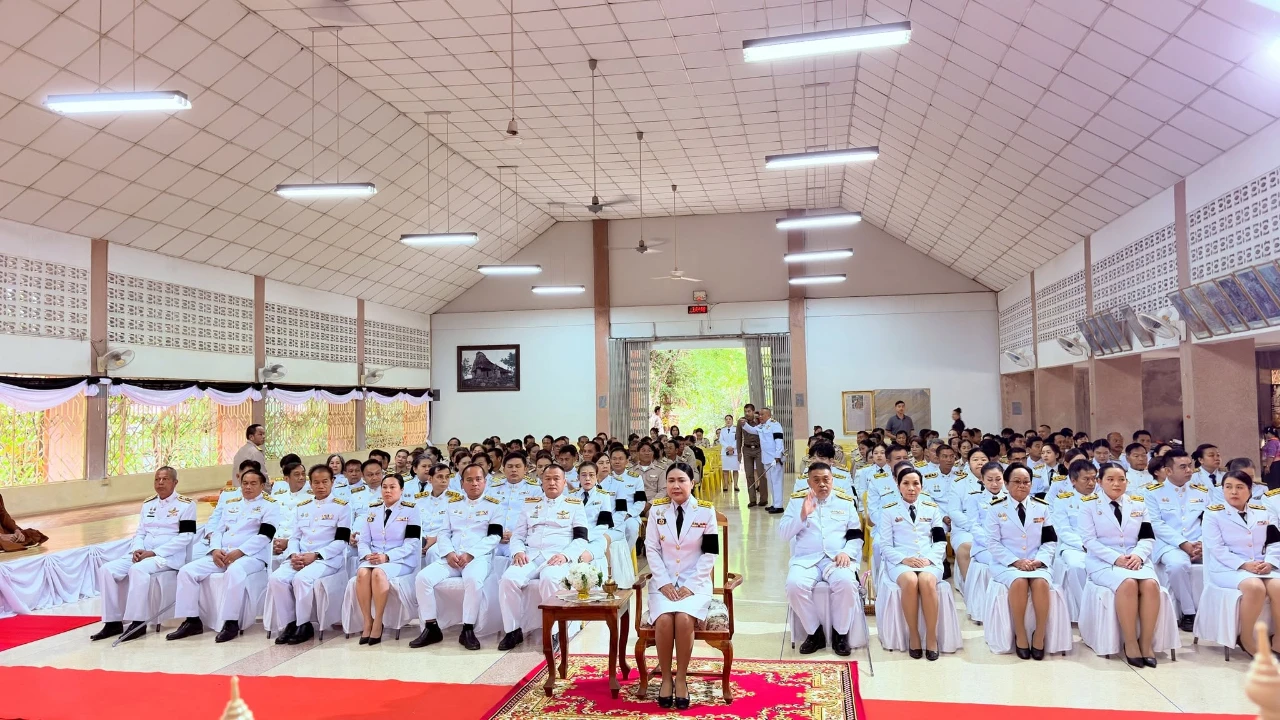 ✨ เทศบาลตำบลโพธิ์ศรี ร่วมพิธีบำเพ็ญกุศลสัตตมวาร (๗ วัน) อุทิศถวายพระกุศลแด่ สมเด็จพระเจ้าลูกเธอ เจ้าฟ้าพัชรกิติยาภา นเรนทิราเทพยวดี กรมหลวงราชสาริณีสิริพัชร มหาวัชรราชธิดา ✨